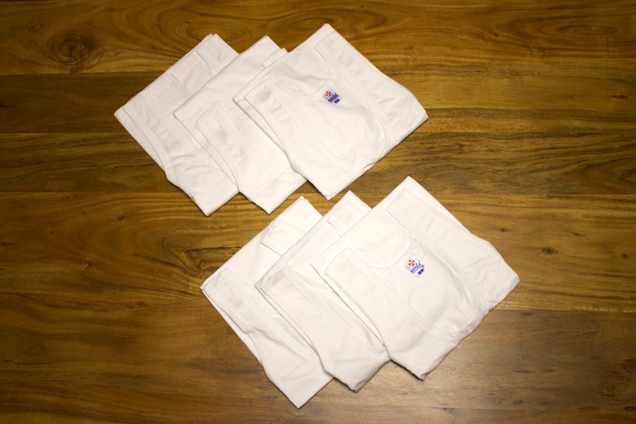 Premium Unterhemden 6er Pack Klassisch U-Neck
